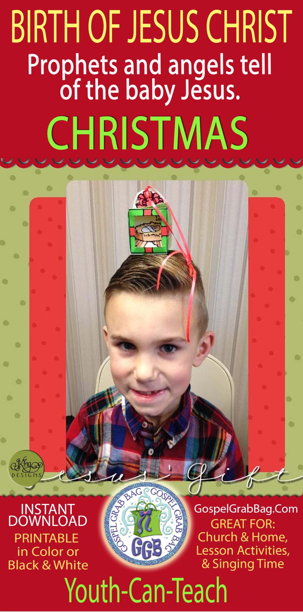 CHRISTMAS printable fun activities for CHURCH & HOME scripture study and more