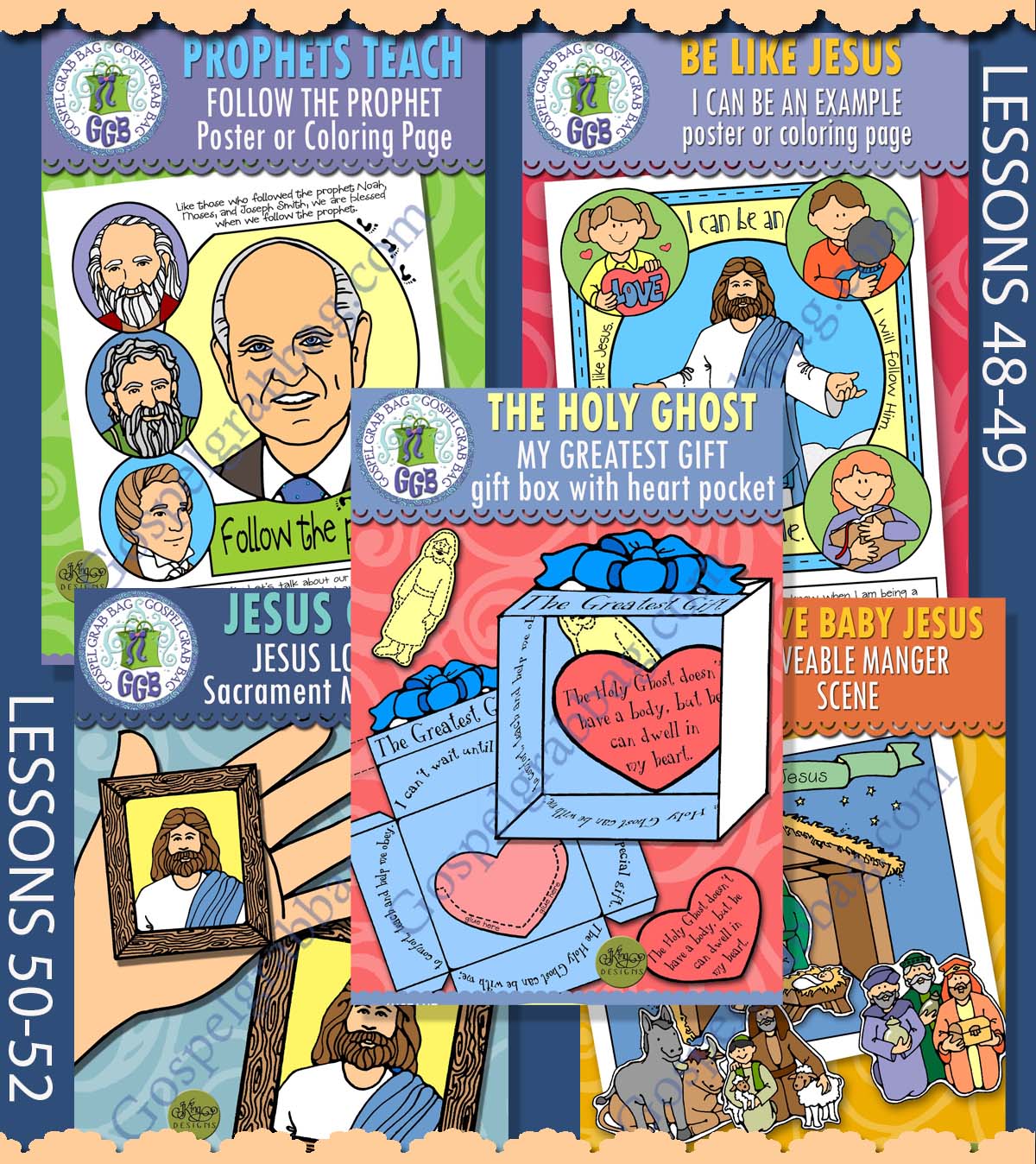 COME FOLLOW ME BOOK OF MORMON - DECEMBER bundle (Ages 1-5)