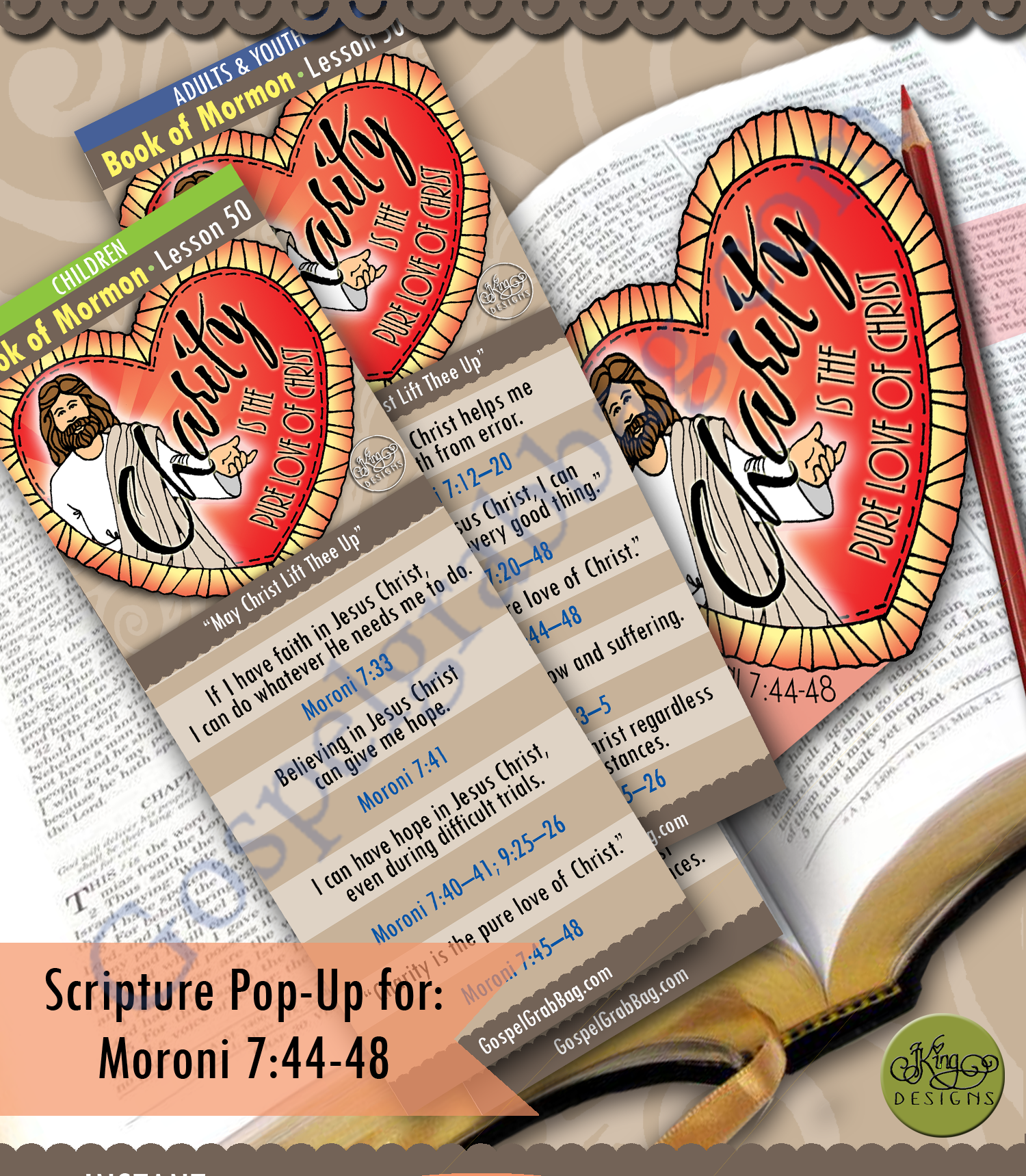 "May Christ Lift Thee Up" Scripture Scholars - BOOK OF MORMON - Mormon 7-9