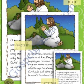 Helaman 5:9 scripture poster/card set - Book of Mormon scripture to memorize