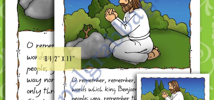 Helaman 5:9 scripture poster/card set - Book of Mormon scripture to memorize
