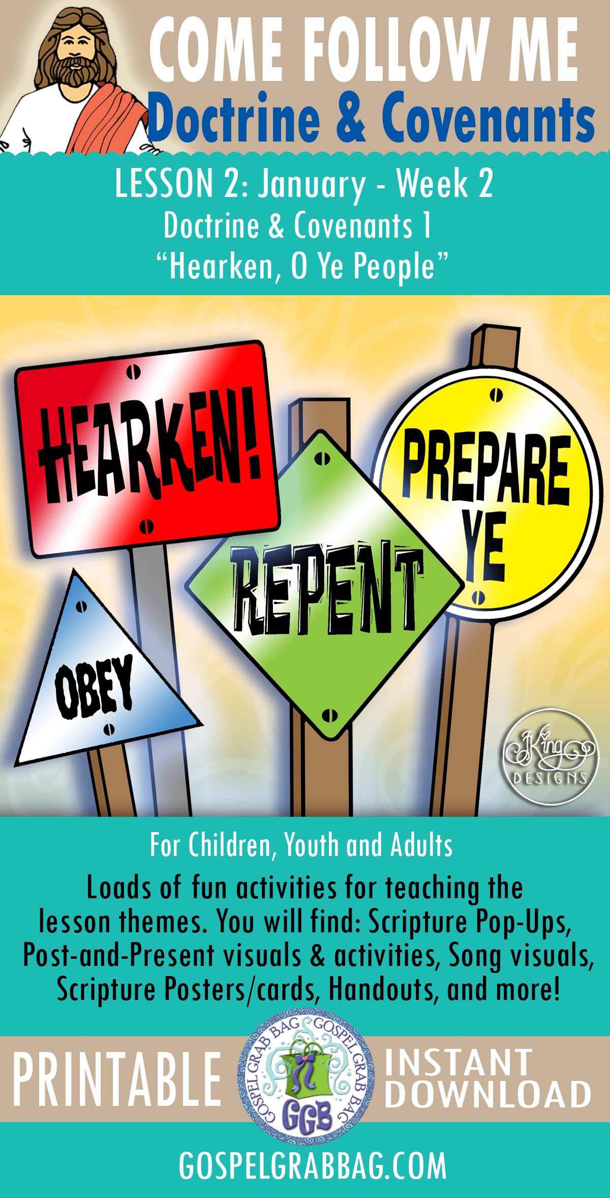 JANUARY (week 2) COME FOLLOW ME Doctrine & Covenants “Hearken, O Ye People”