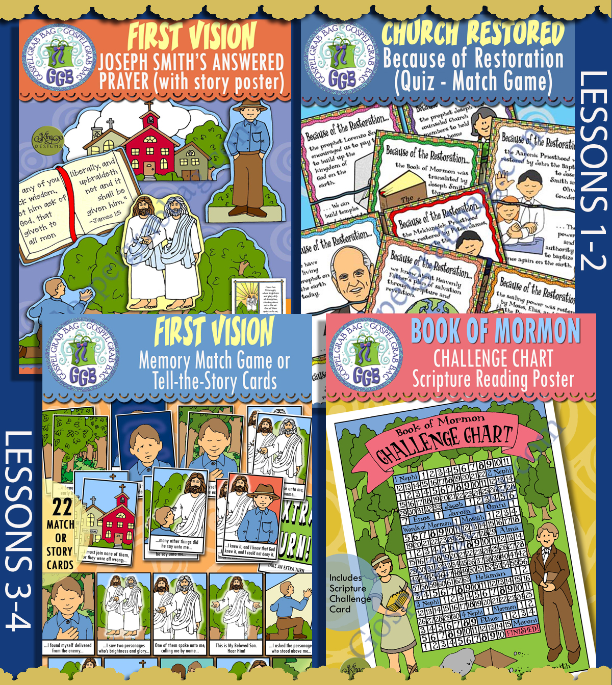 Come Follow Me - Doctrine and Covenants - Post-and-Present ACTIVITIES BUNDLE - JANUARY 2025