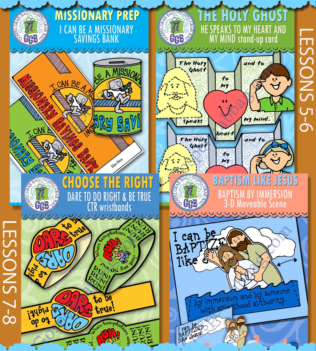 D&C Come Follow Me - February BUNDLE Ages 4-7 Activities