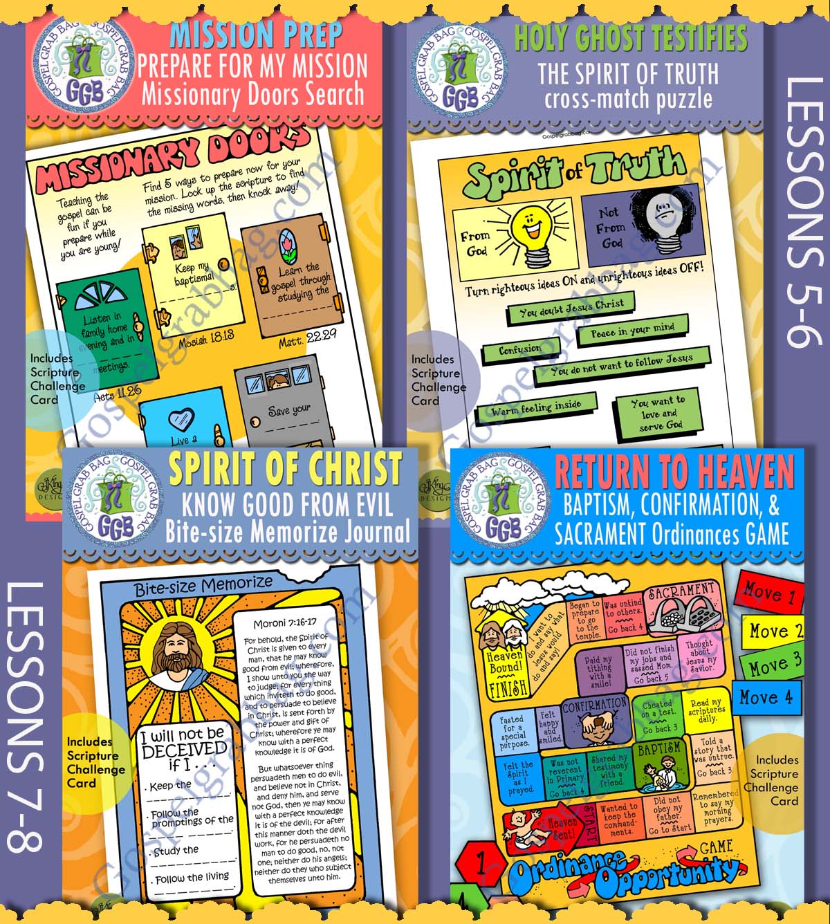 D&C Come Follow Me - February BUNDLE Ages 8-11 Activities
