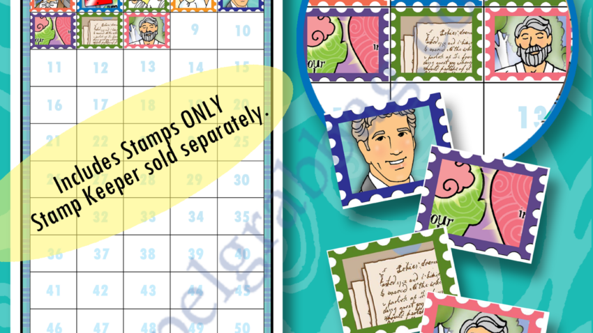 Reward STAMPS for Scripture Scholars FEBRUARY Come Follow Me D&C 3-17; Joseph Smith--History 1:66-75