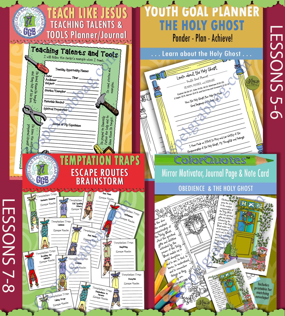 D&C Come Follow Me - February BUNDLE Ages 12-16 TEEN Activities