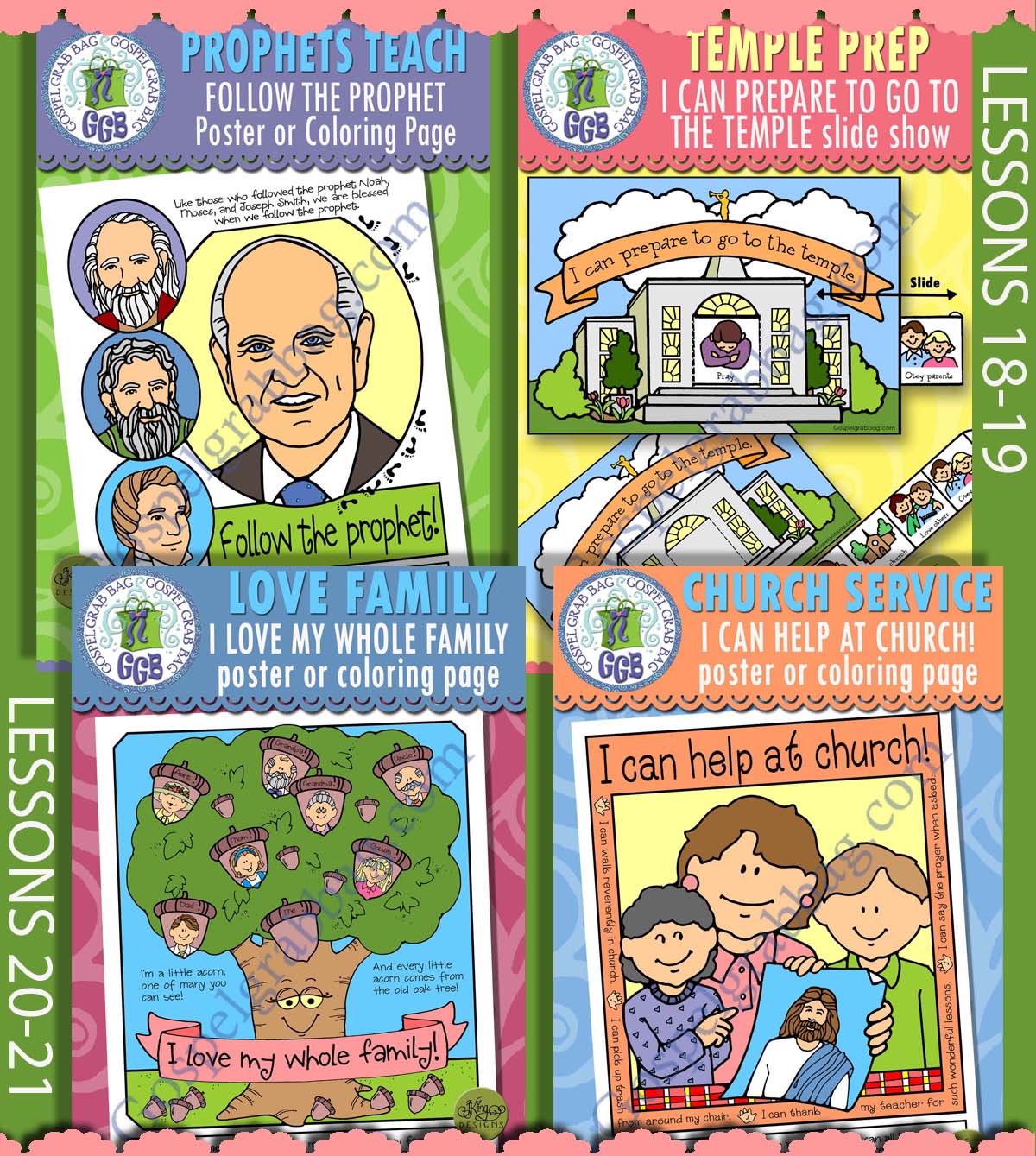 Children Ages 1-5 Activities FOR Come Follow Me Doctrine and Covenants - May 2025