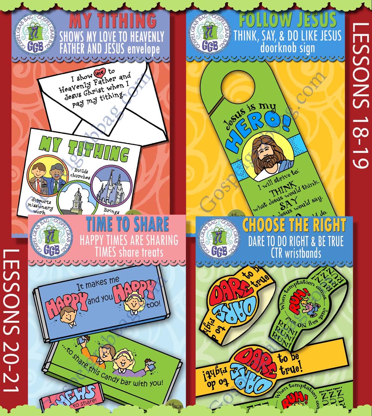 Children Ages 4-7 Activities FOR Come Follow Me Doctrine and Covenants - May 2025