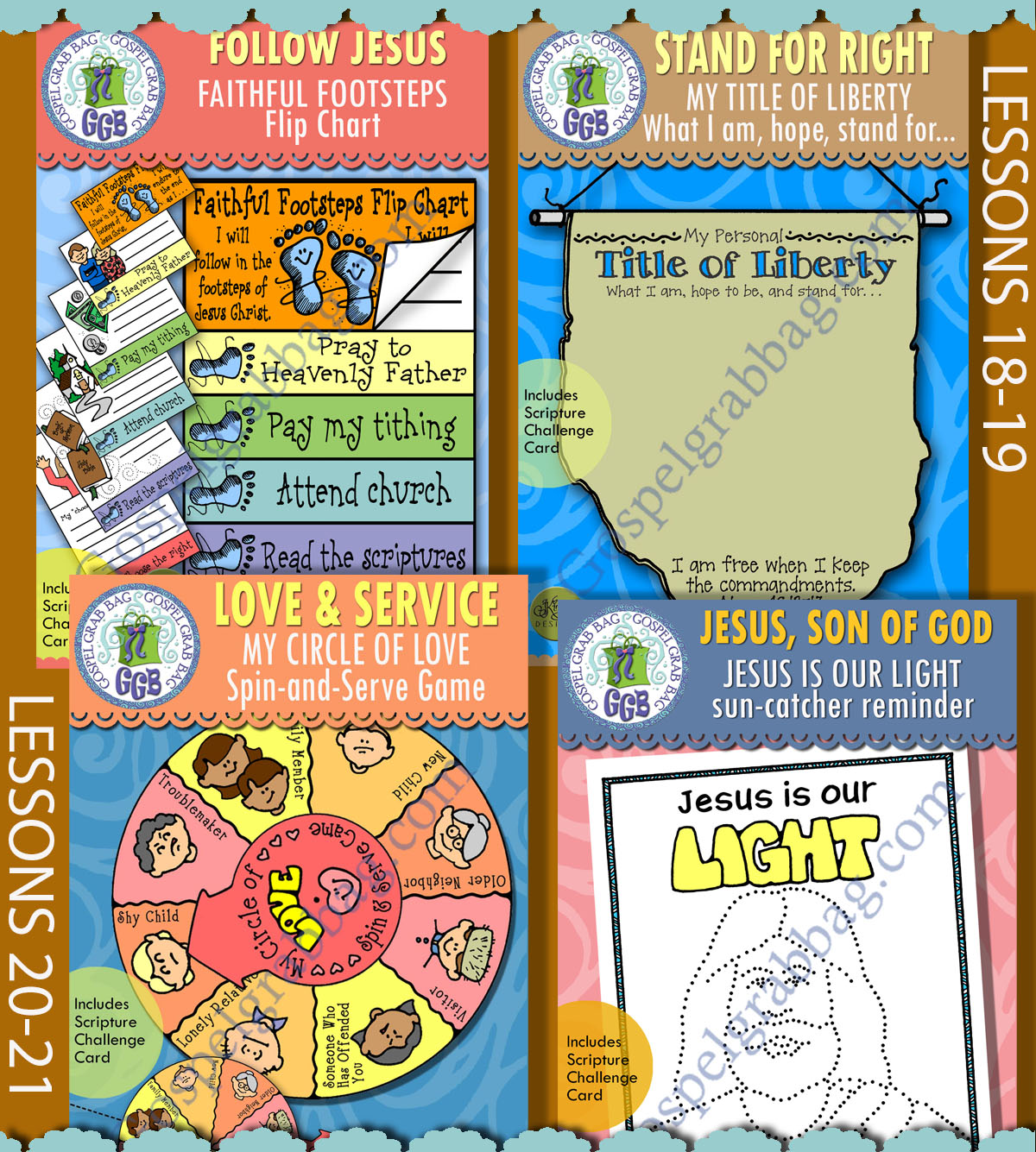 Children Ages 8-11 Activities FOR Come Follow Me Doctrine and Covenants - May 2025