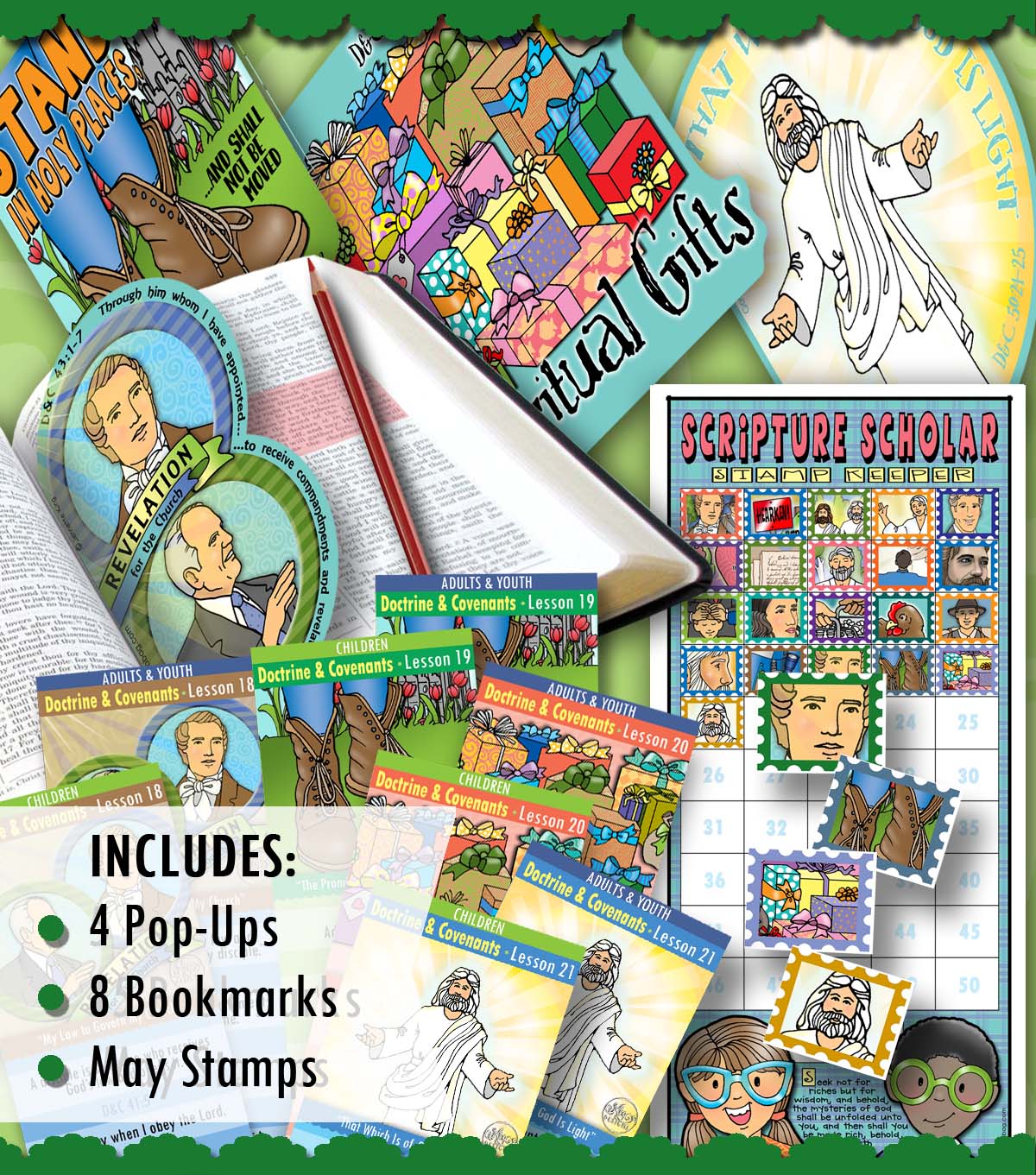Scripture Scholars COME FOLLOW ME May BUNDLE D&C 41-50
