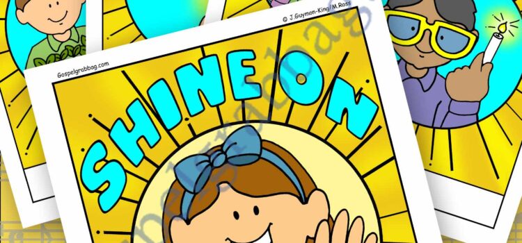 "Shine On" song visuals, Children's Songbook p. 144
