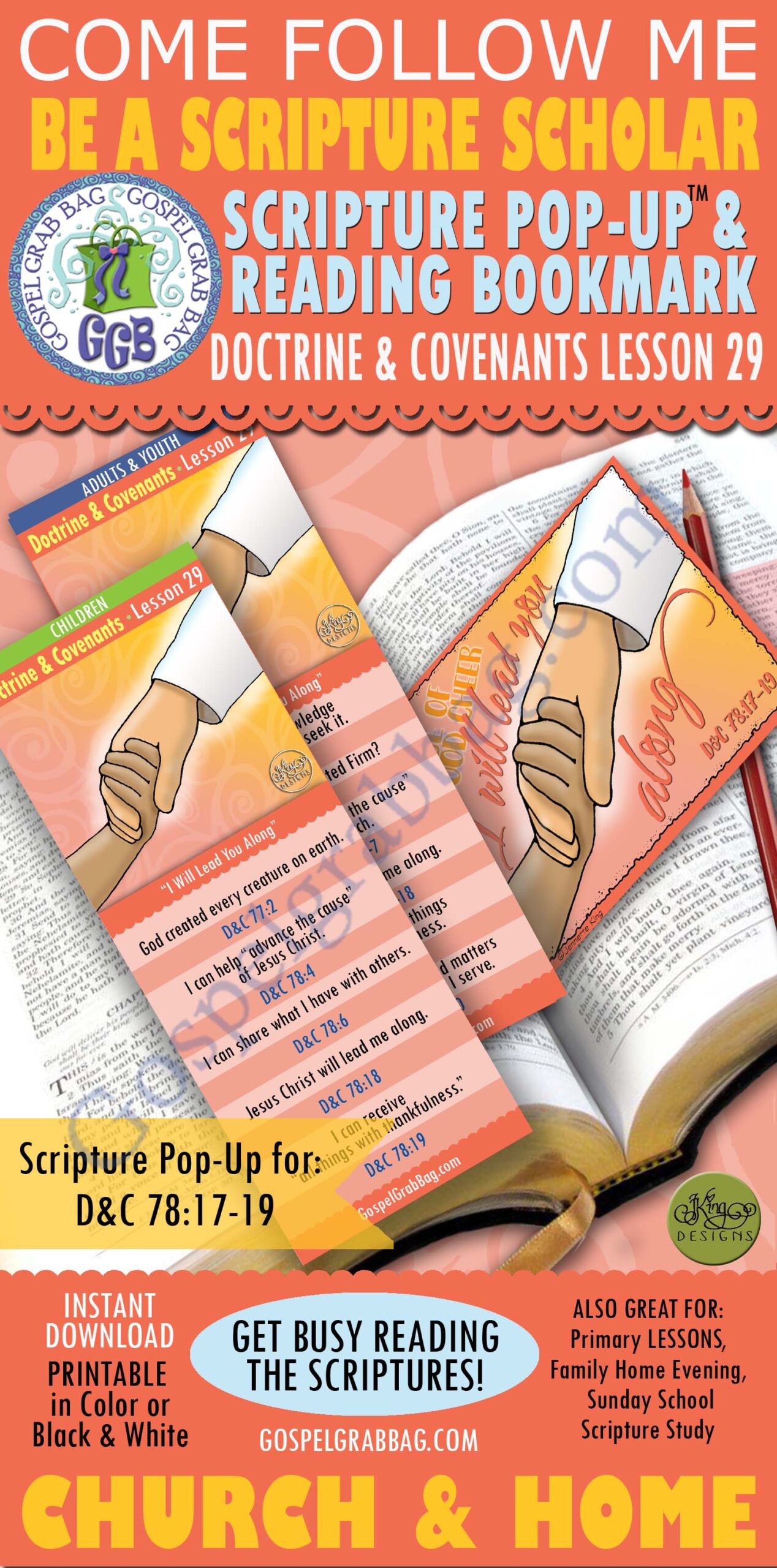 “I Will Lead You Along” Come Follow Me - Scripture Scholars - D&C 77-80