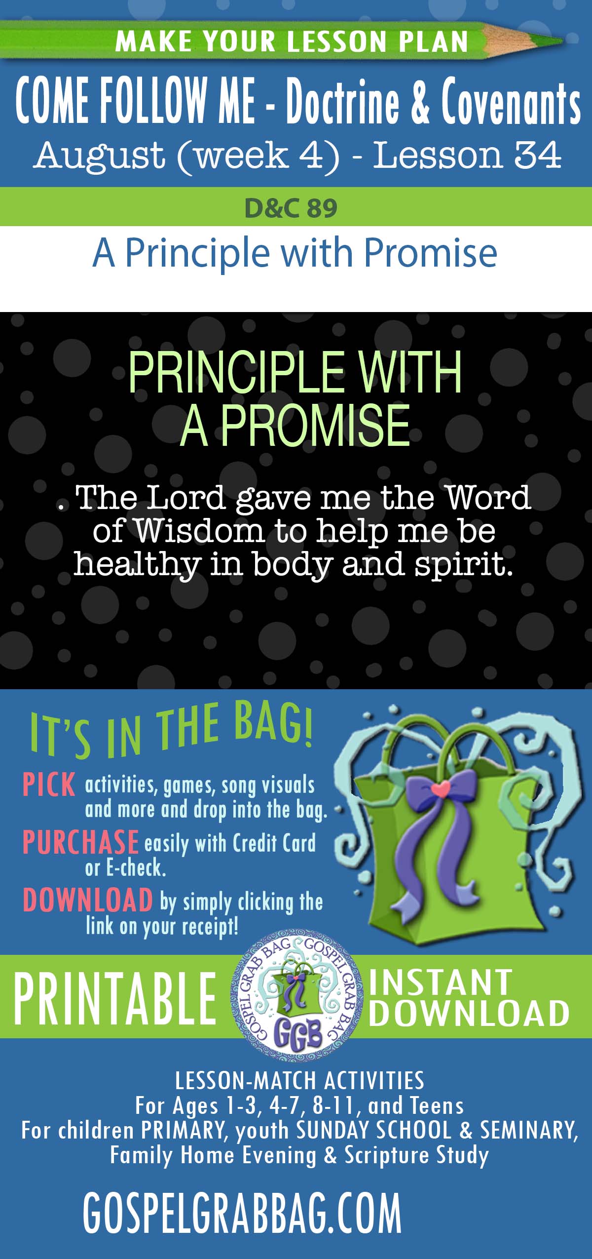 A Principle with Promise ACTIVITIES