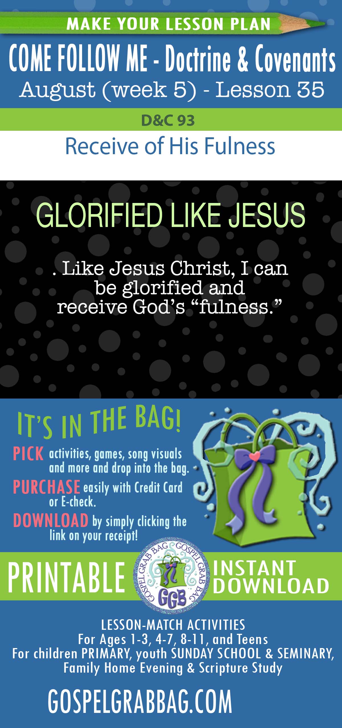 GLORIFIED LIKE JESUS