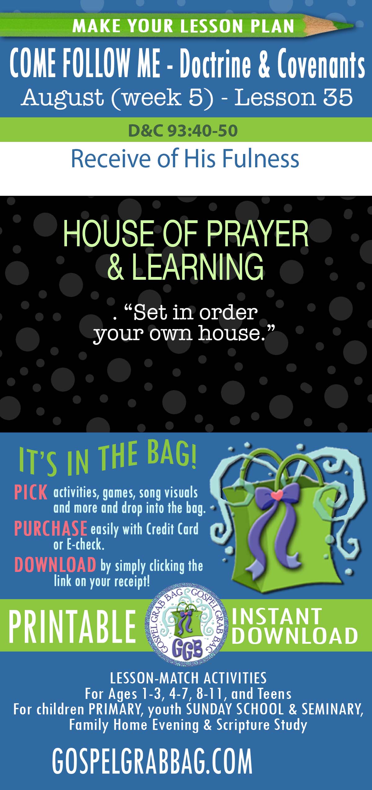 HOUSE OF PRAYER AND LEARNING