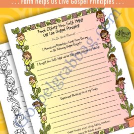 YOUTH GOAL PLANNER Teach Others How Faith Helps Us Live Gospel Principles