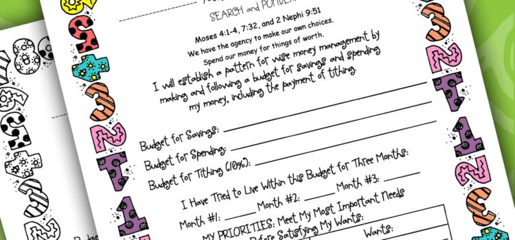 YOUTH GOAL PLANNER "Making Your Money Count"