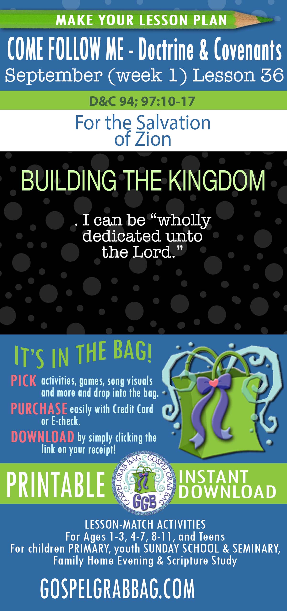 For the Salvation of Zion