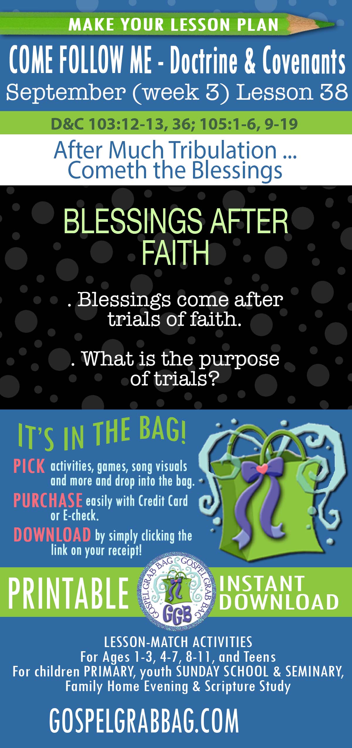 After Much Tribulation ... Cometh the Blessings