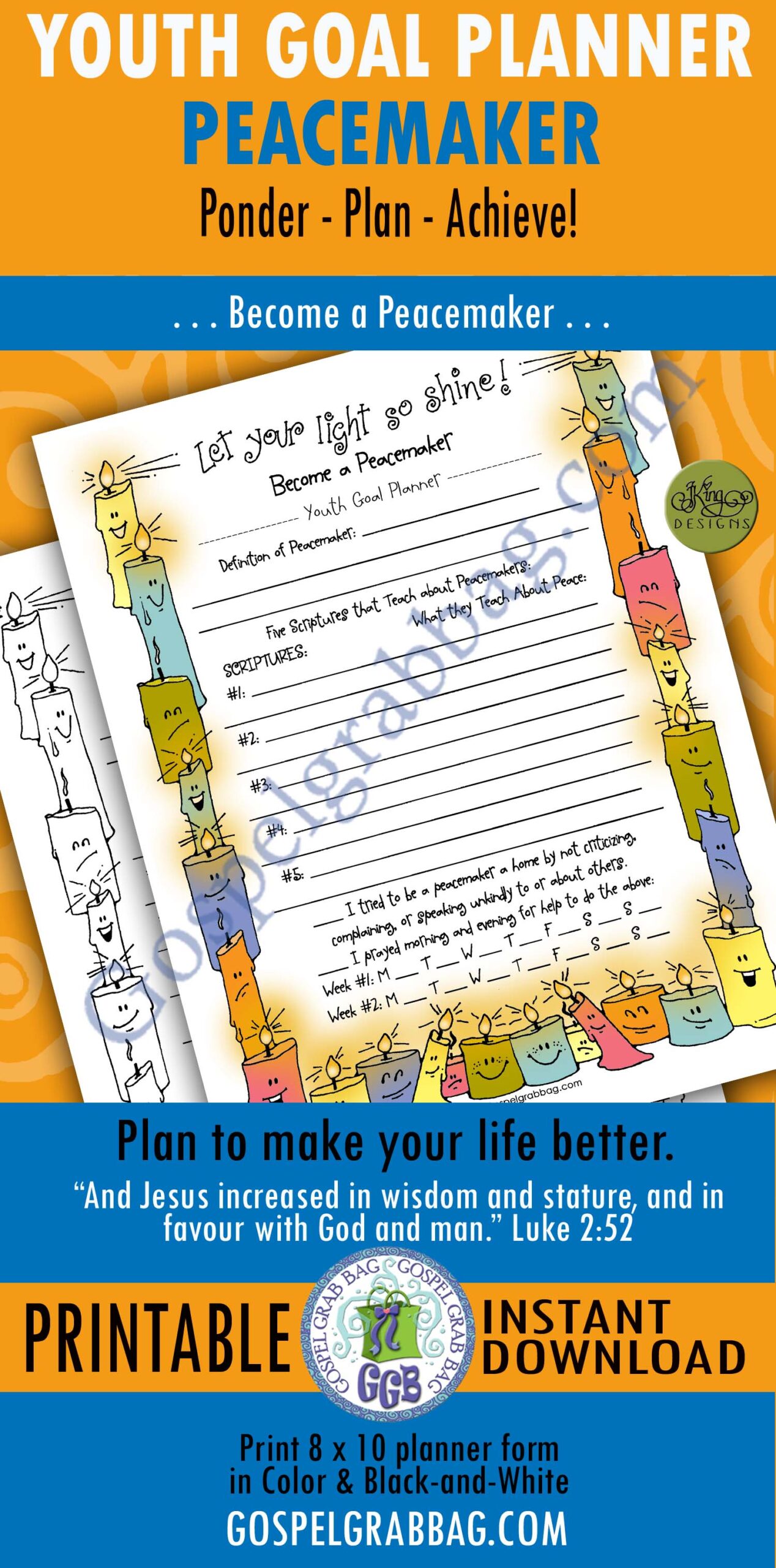 Let your light so shine! Become a Peacemaker
