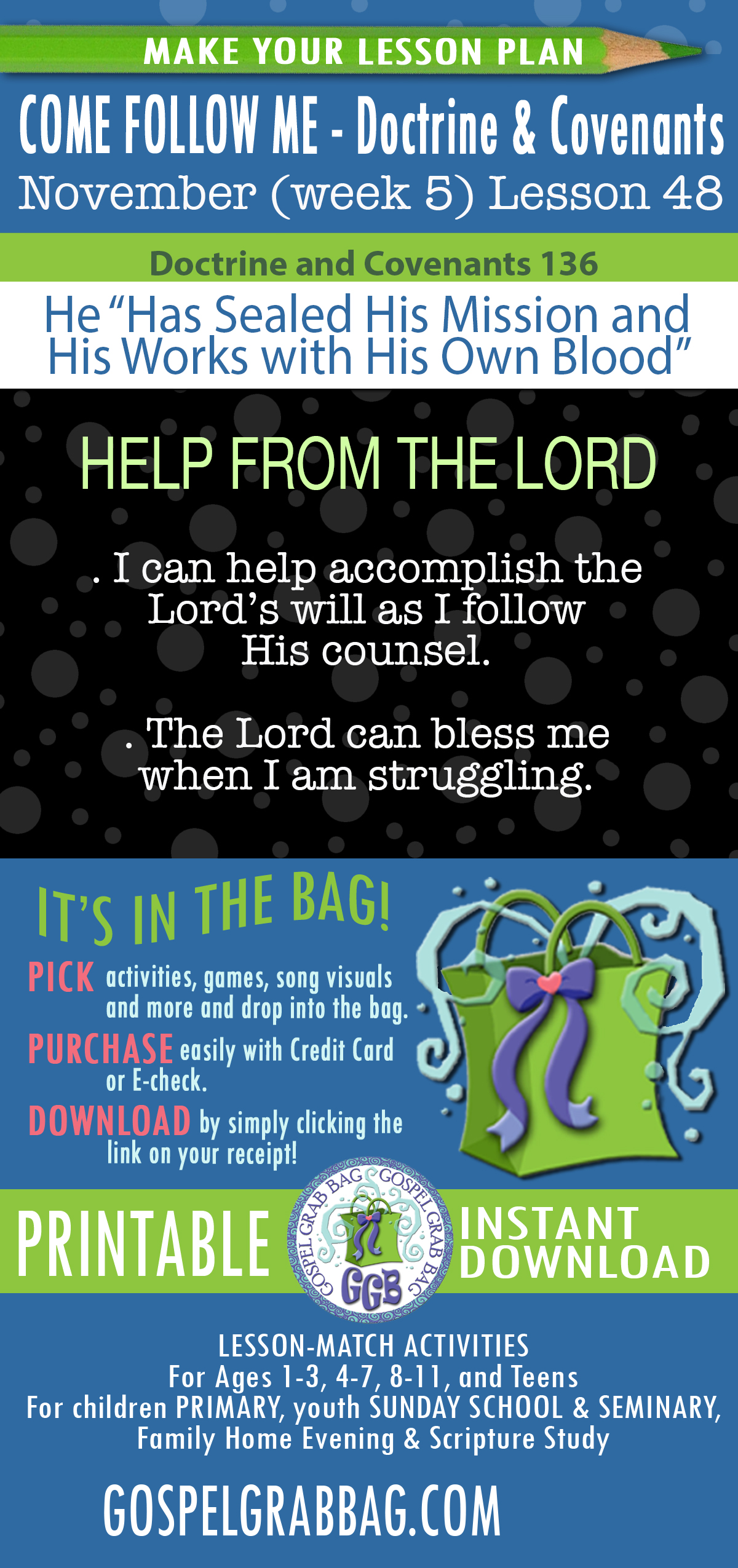 D&C 136 He “Has Sealed His Mission and His Works with His Own Blood”