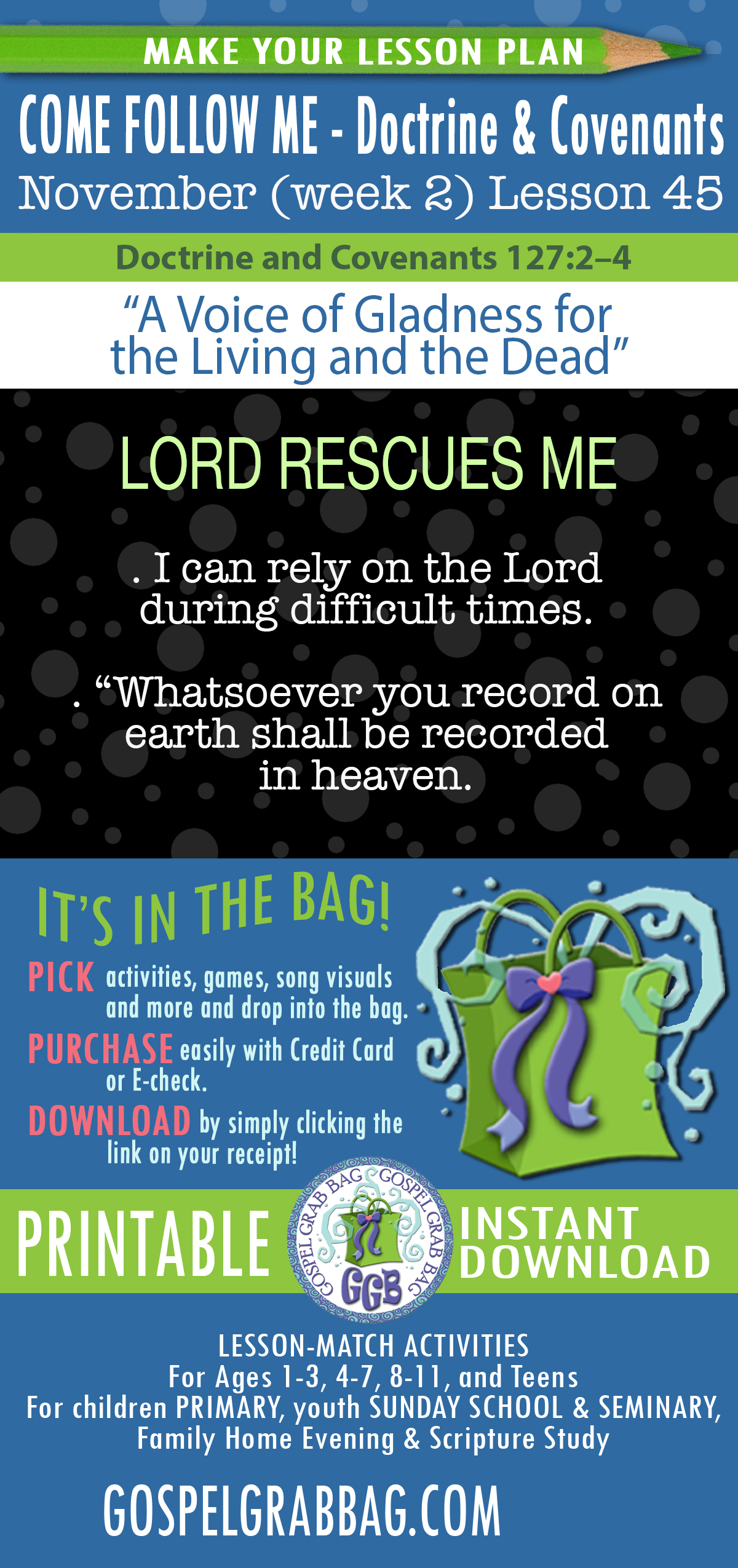 D&C 125-128 “A Voice of Gladness for the Living and the Dead”