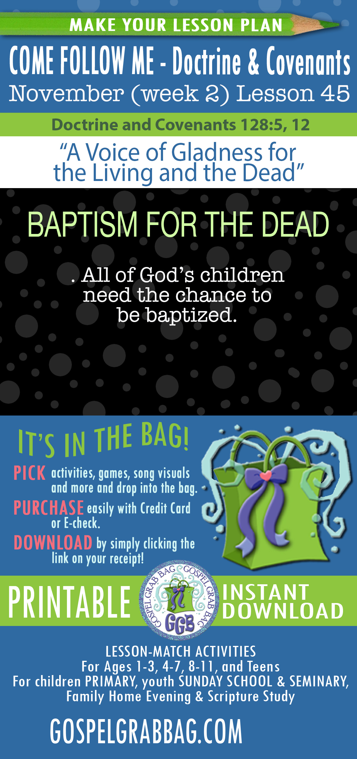 D&C 125-128 “A Voice of Gladness for the Living and the Dead”