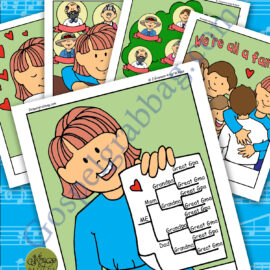 "FAMILY HISTORY--I Am Doing It" song visuals, Children's Songbook p. 94
