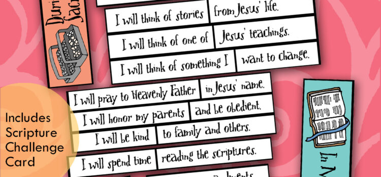 SACRAMENT – TESTIMONY Activity: I Will Think of Jesus: Testimony Building Blocks puzzle – For Come Follow Me, Primary, Sunday School, and home BIBLE STUDY