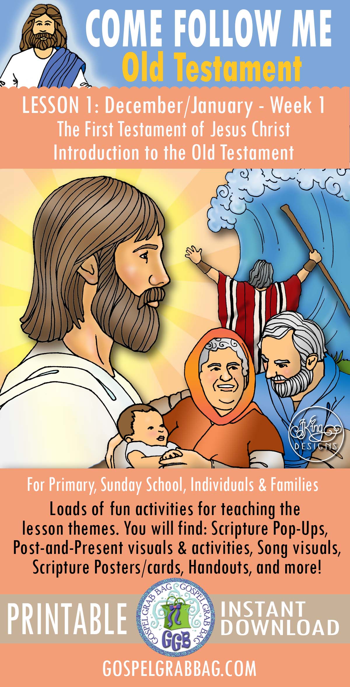 "The First Testament of Jesus Christ" COME FOLLOW ME January week 1 - Introduction to the Old Testament