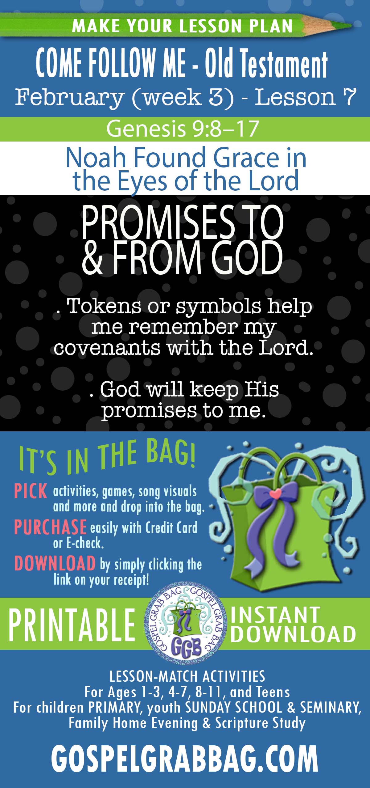 FOLLOW ME - Old Testament - February (week 3) Genesis 6-11; Moses 8
