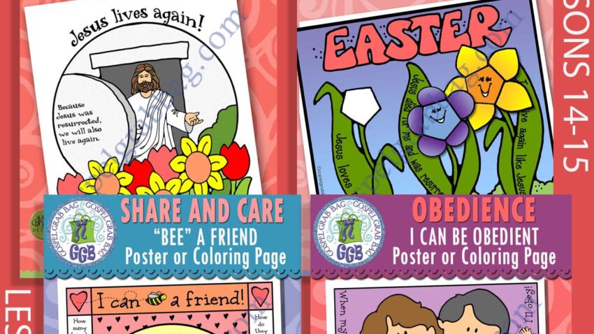 Ages 1-5 Activities BUNDLE for Old Testament APRIL