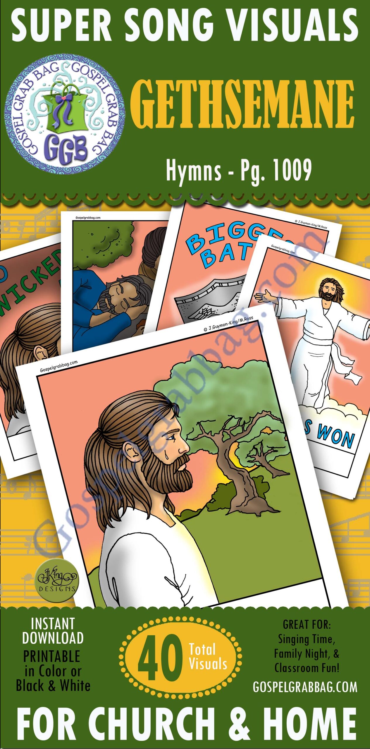 "Gethsemane" SUPER SONG VISUALS - Hymns p. 1009