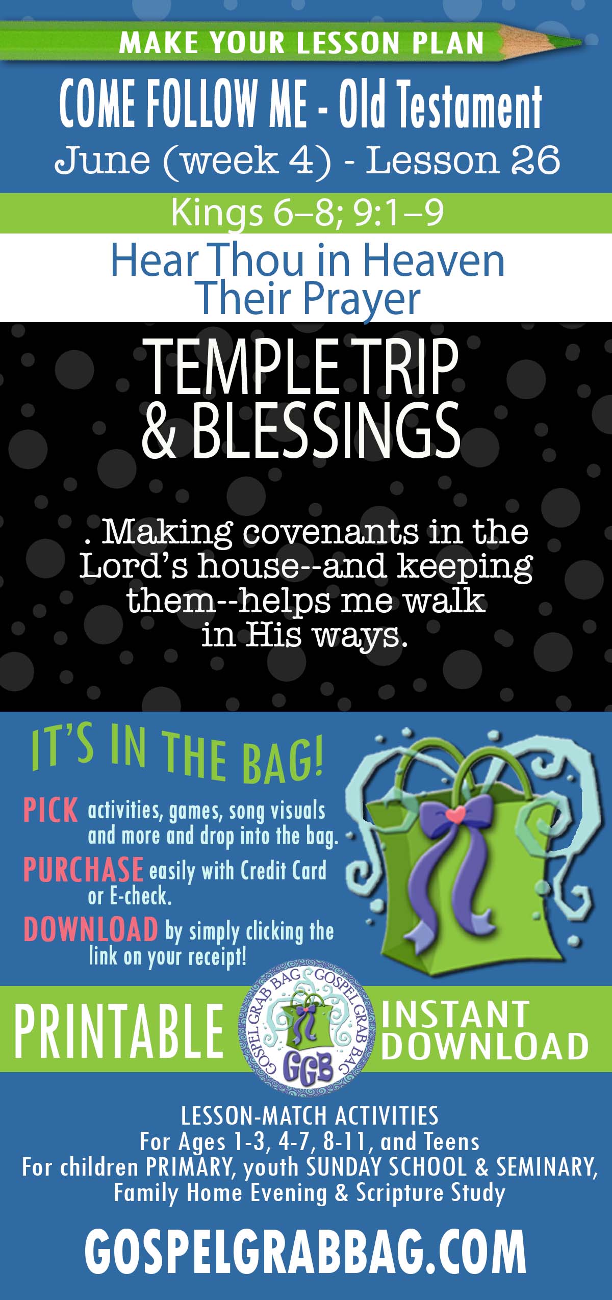 “The Lord Looketh on the Heart” COME FOLLOW ME - Old Testament - June (week 4) Lesson Activities