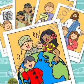 "Holding Hands Around the World" song visuals
