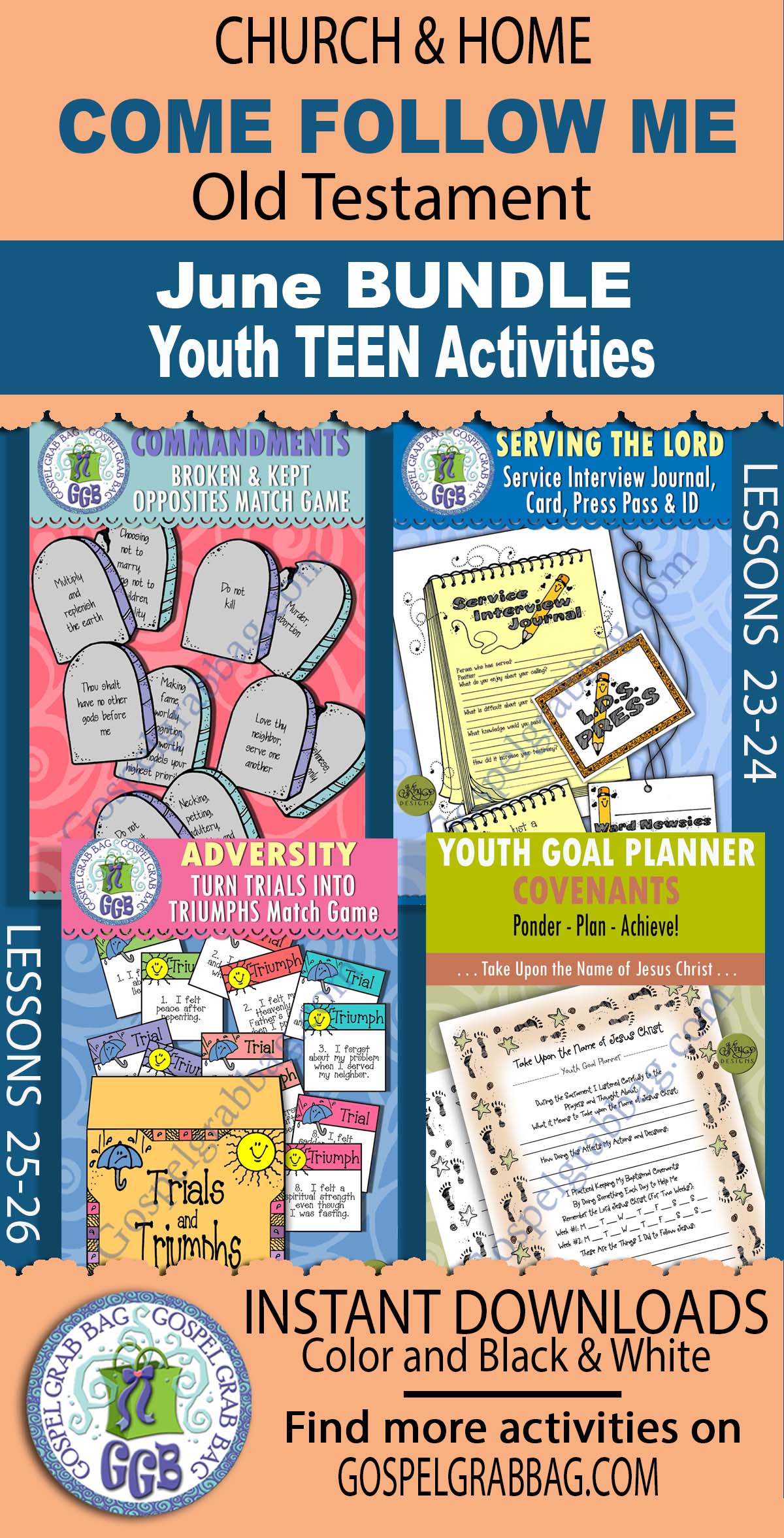 Teen BUNDLE for Old Testament JUNE