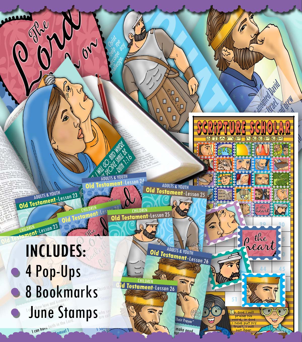 Scripture Scholars - JUNE Come Follow Me - Old Testament BUNDLE