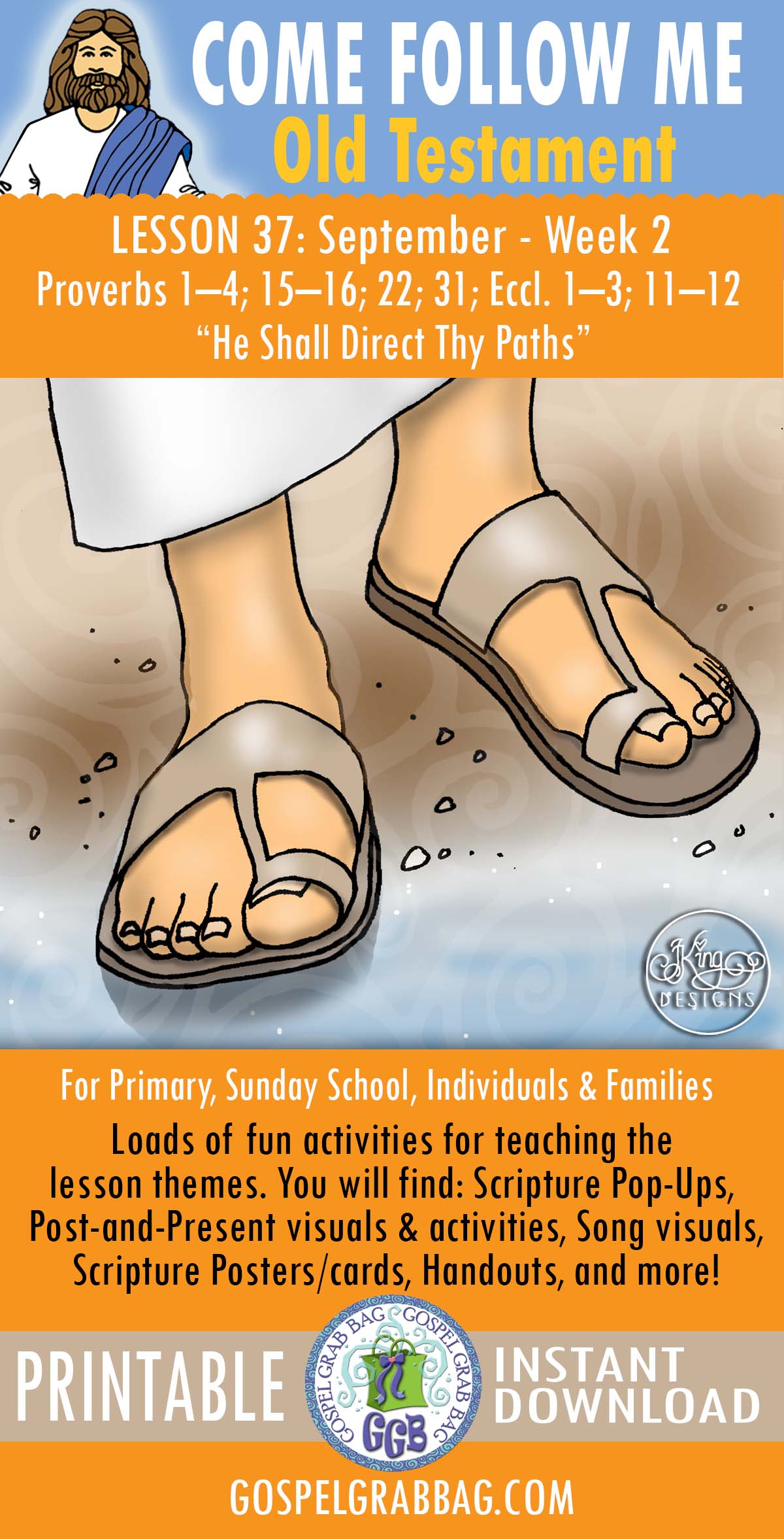 "He Shall Direct Thy Paths" COME FOLLOW ME September week 2 - Proverbs; Eccl.