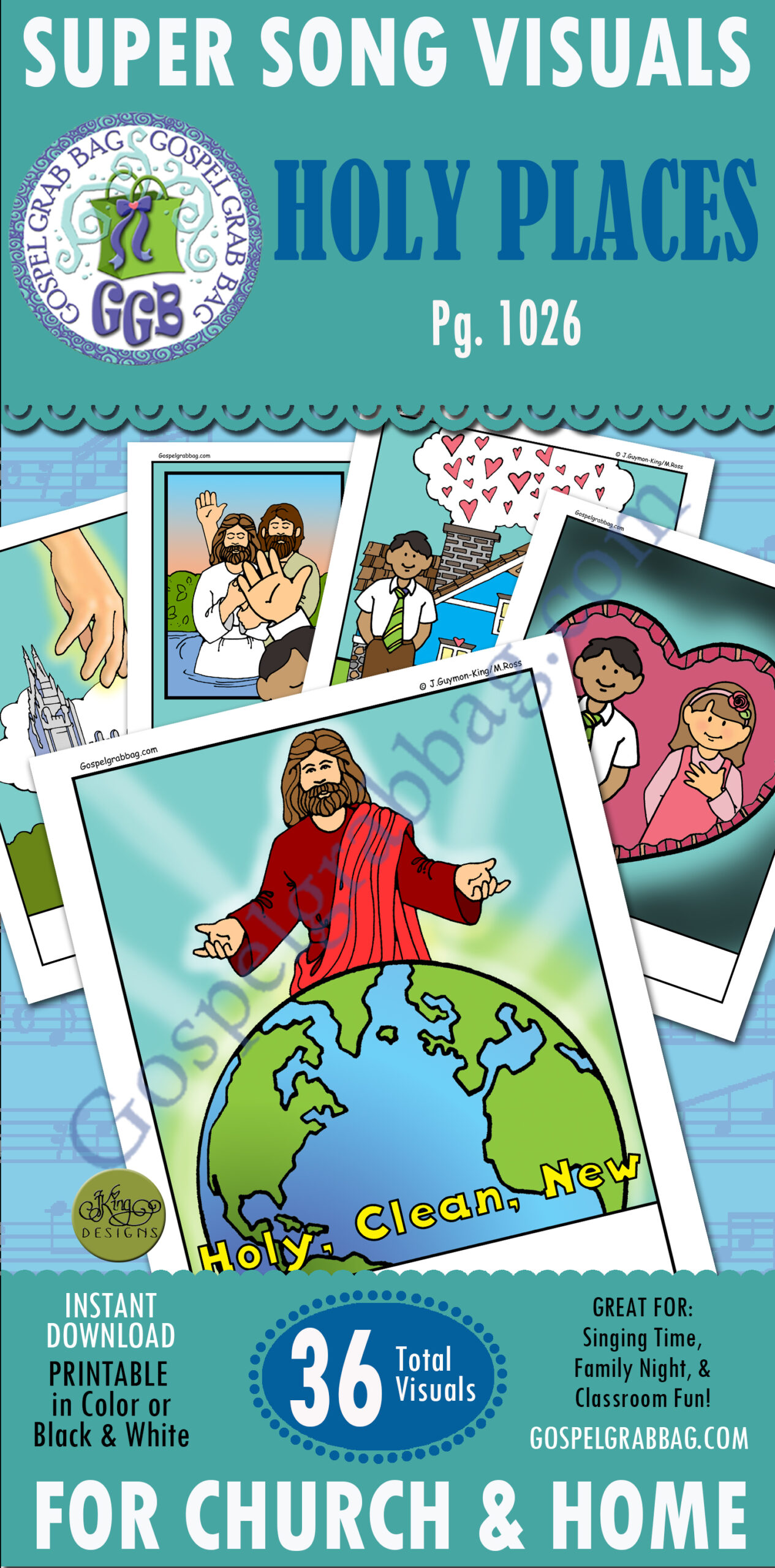 "Holy Places" Hymns p. 1026 for CHURCH & HOME