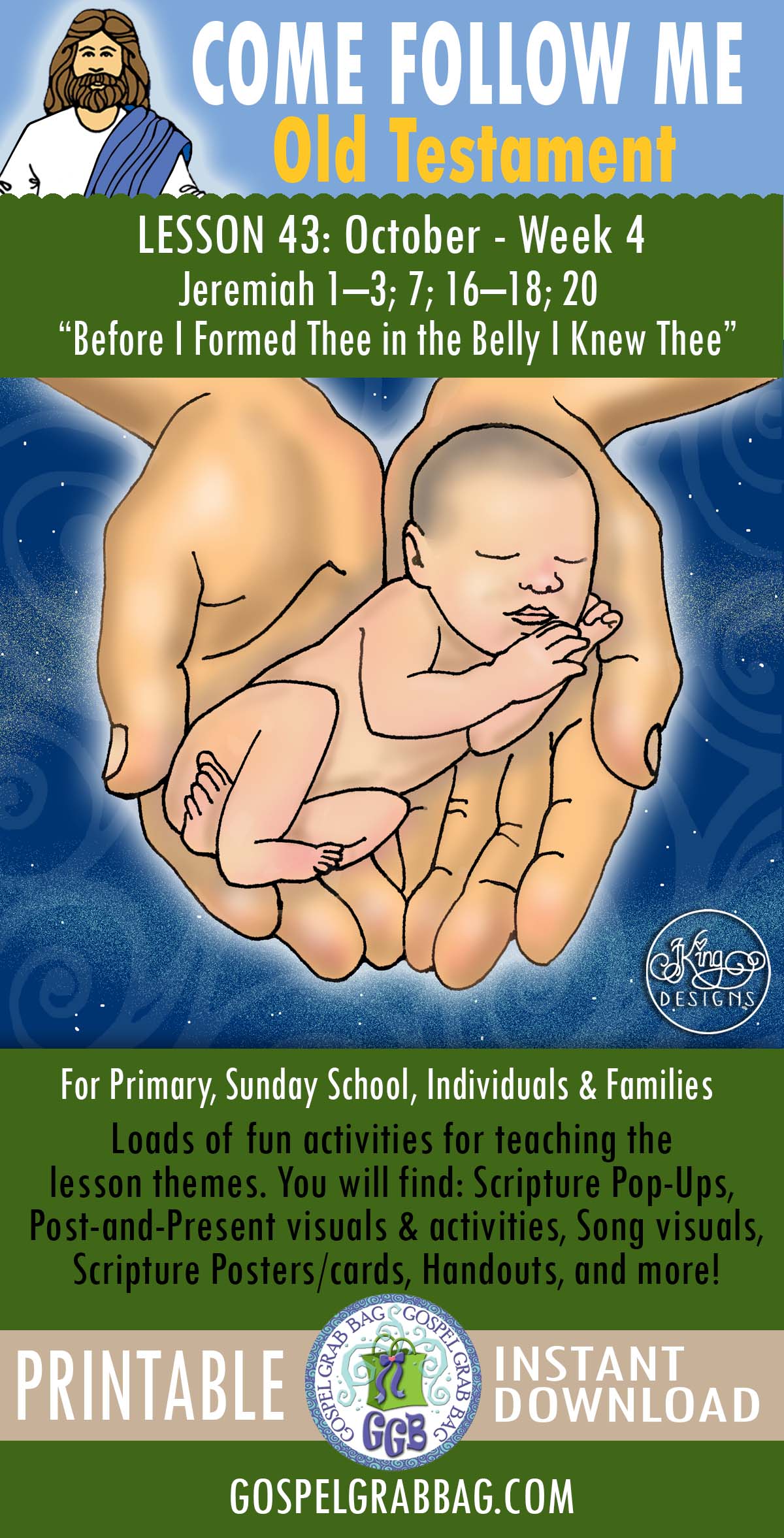 COME, FOLLOW ME Old Testament "Before I Formed Thee in the Belly I Knew Thee"