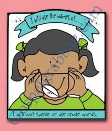 Clean Speech – Honoring the Names of Heavenly Father and Jesus Christ, Primary Lesson Helps, Primary 3 CTR-B, Lesson 43
